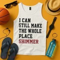 I Can Still Make The Whole Place Shimmer Disco Ball  Tank Top thumb 4