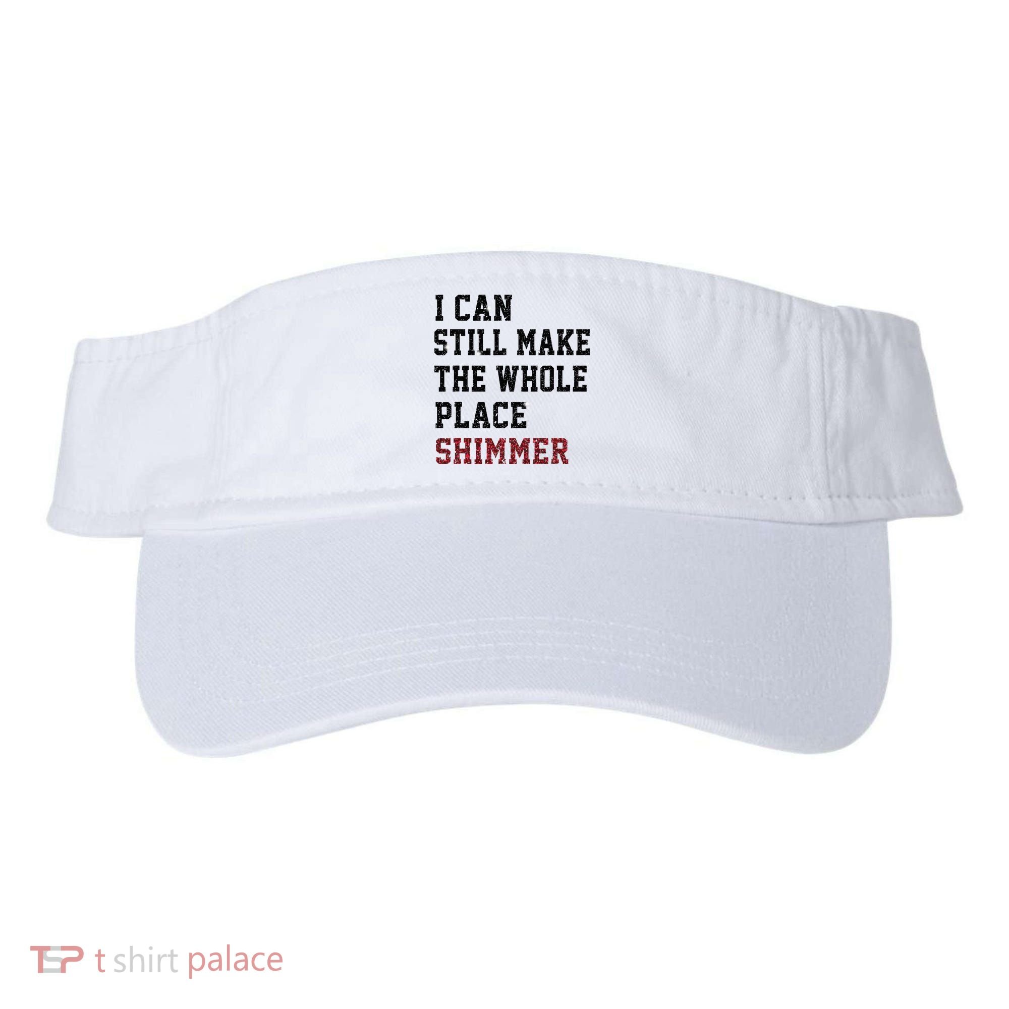 I Can Still Make The Whole Place Shimmer Disco Ball  Visor