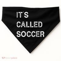 It's Called Soccer Funny World USA Football Cup USA-Made Doggie Bandana thumb 0