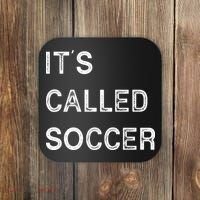 It's Called Soccer Funny World USA Football Cup Coaster thumb 0