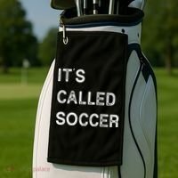 It's Called Soccer Funny World USA Football Cup Golf Towel thumb 2