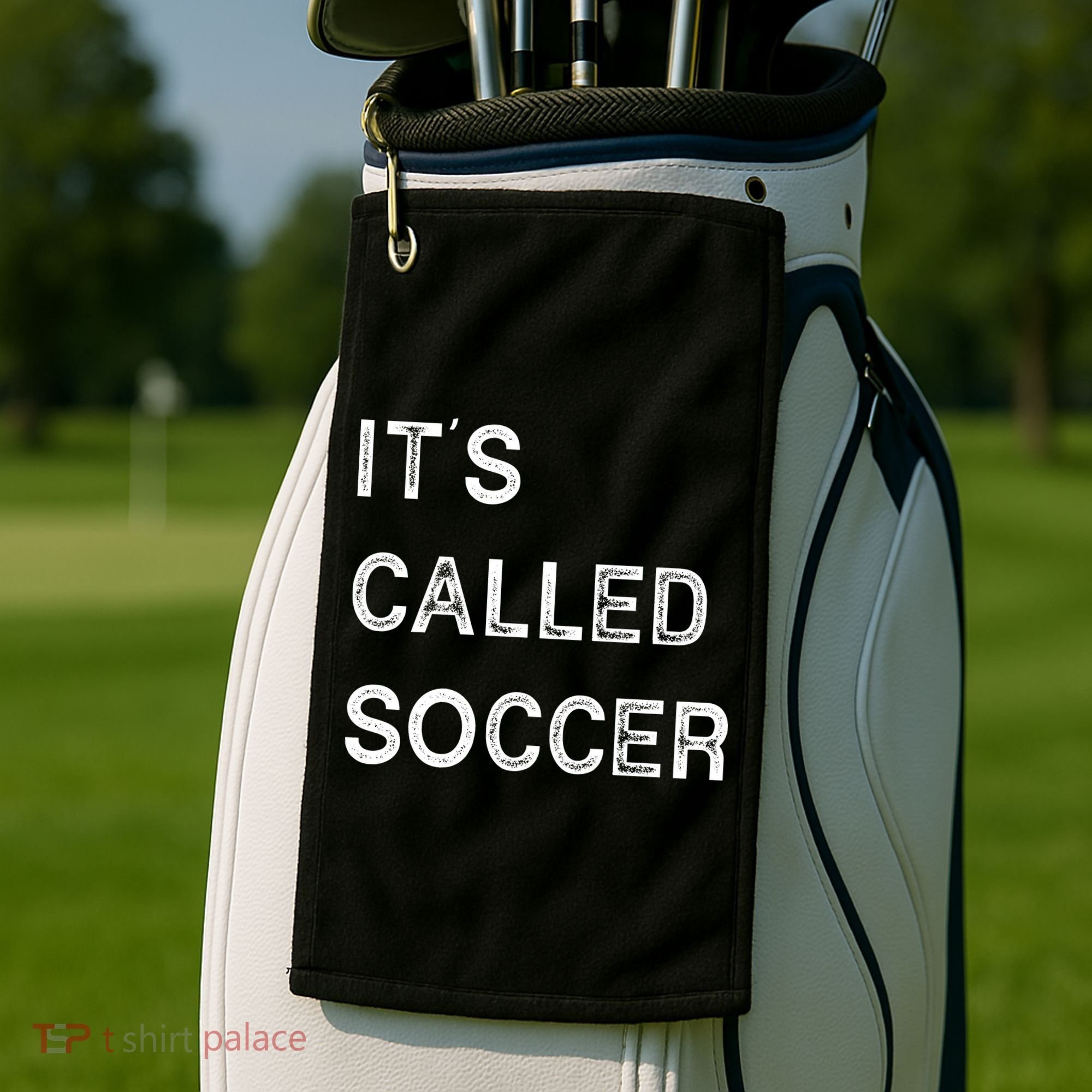 It's Called Soccer Funny World USA Football Cup Golf Towel