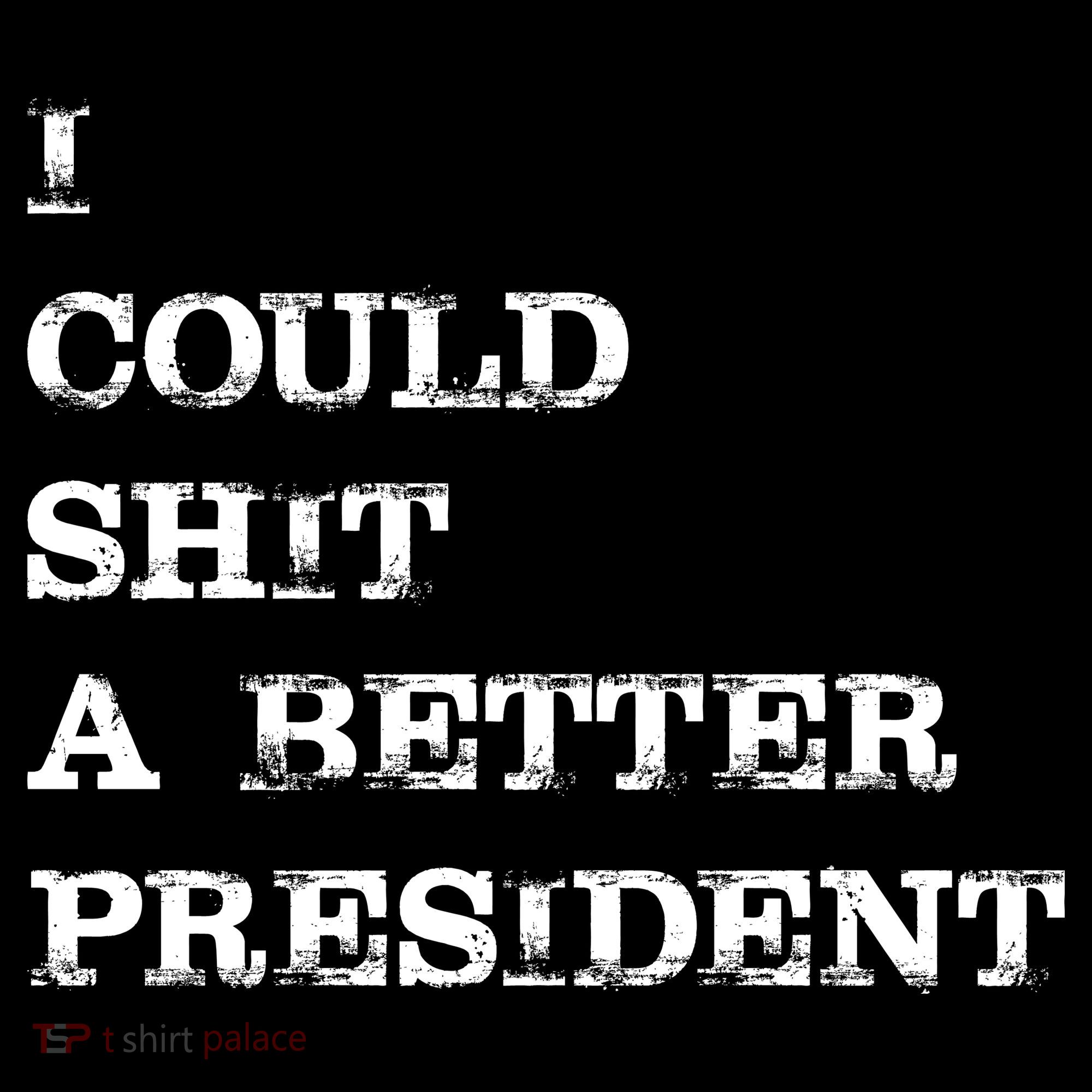 I Could Shit A Better President Funny FJB LGB T-Shirt