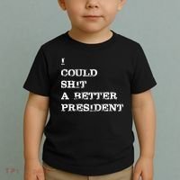 I Could Shit A Better President Funny FJB LGB Toddler T-Shirt thumb 2
