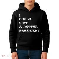 I Could Shit A Better President Funny FJB LGB Kids Hoodie thumb 4