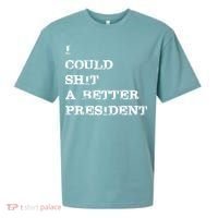 I Could Shit A Better President Funny FJB LGB Sueded Cloud Jersey T-Shirt thumb 0