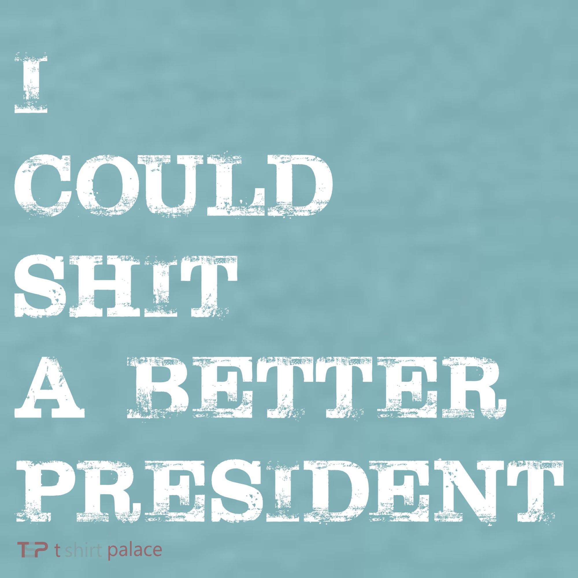 I Could Shit A Better President Funny FJB LGB Sueded Cloud Jersey T-Shirt