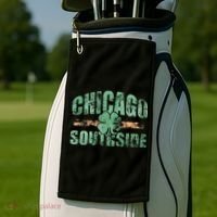 Irish Chicago Southside St Patricks Day Southsider Hoodie Golf Towel thumb 2