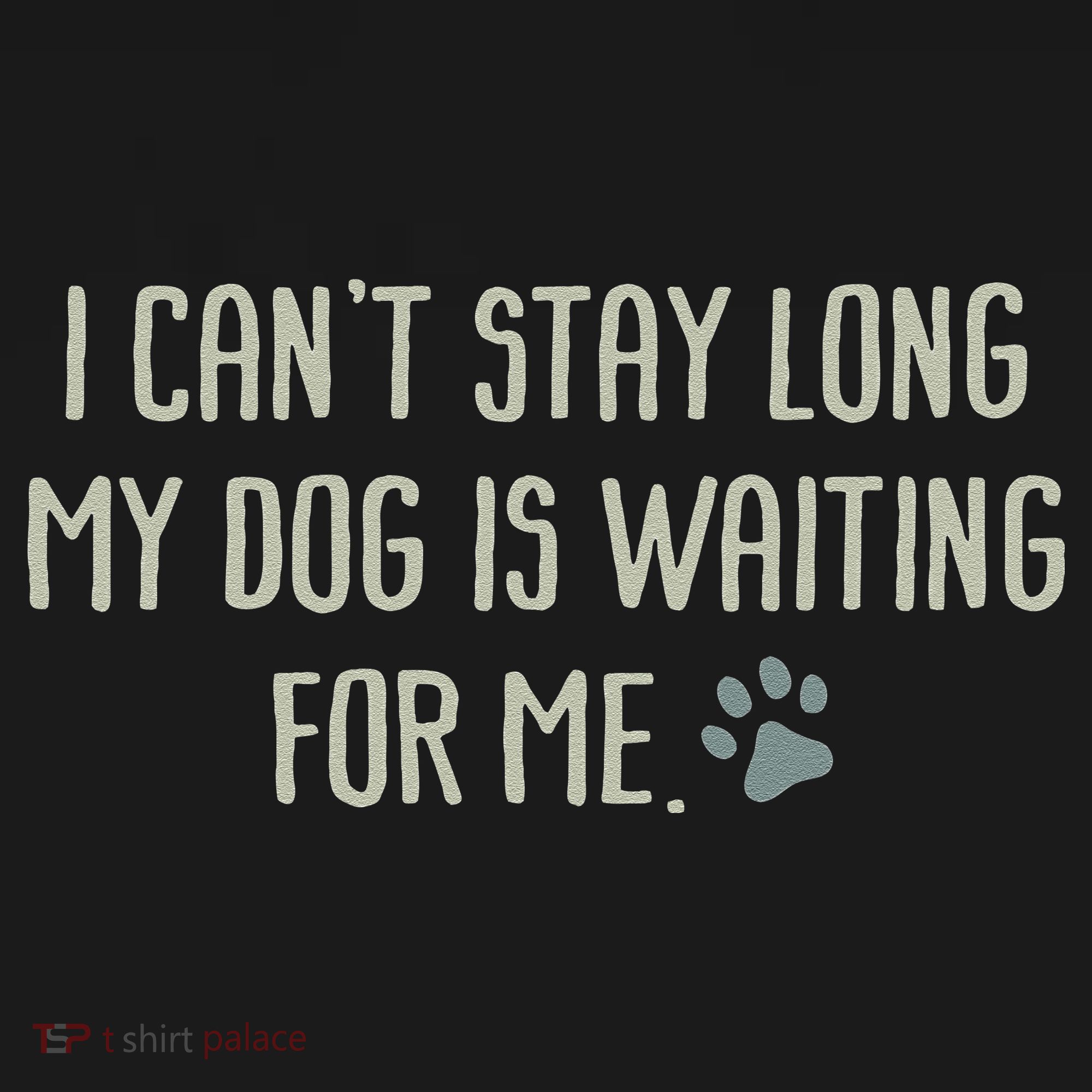 I CanT Stay Long My Dog Is Waiting For Me Mom Dad Dog Owner Toddler Hoodie