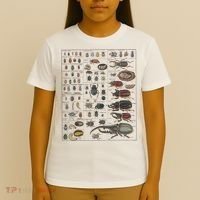 Insects Collection Species Bugs Vintage Chart Entomology T-Shirt thumb 4
