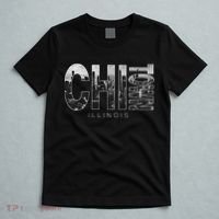 Illinois Chicago Skyline Chi Town T-Shirt thumb 5