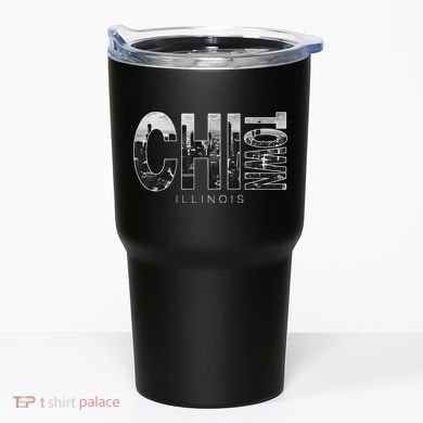 Illinois Chicago Skyline Chi Town Tumbler