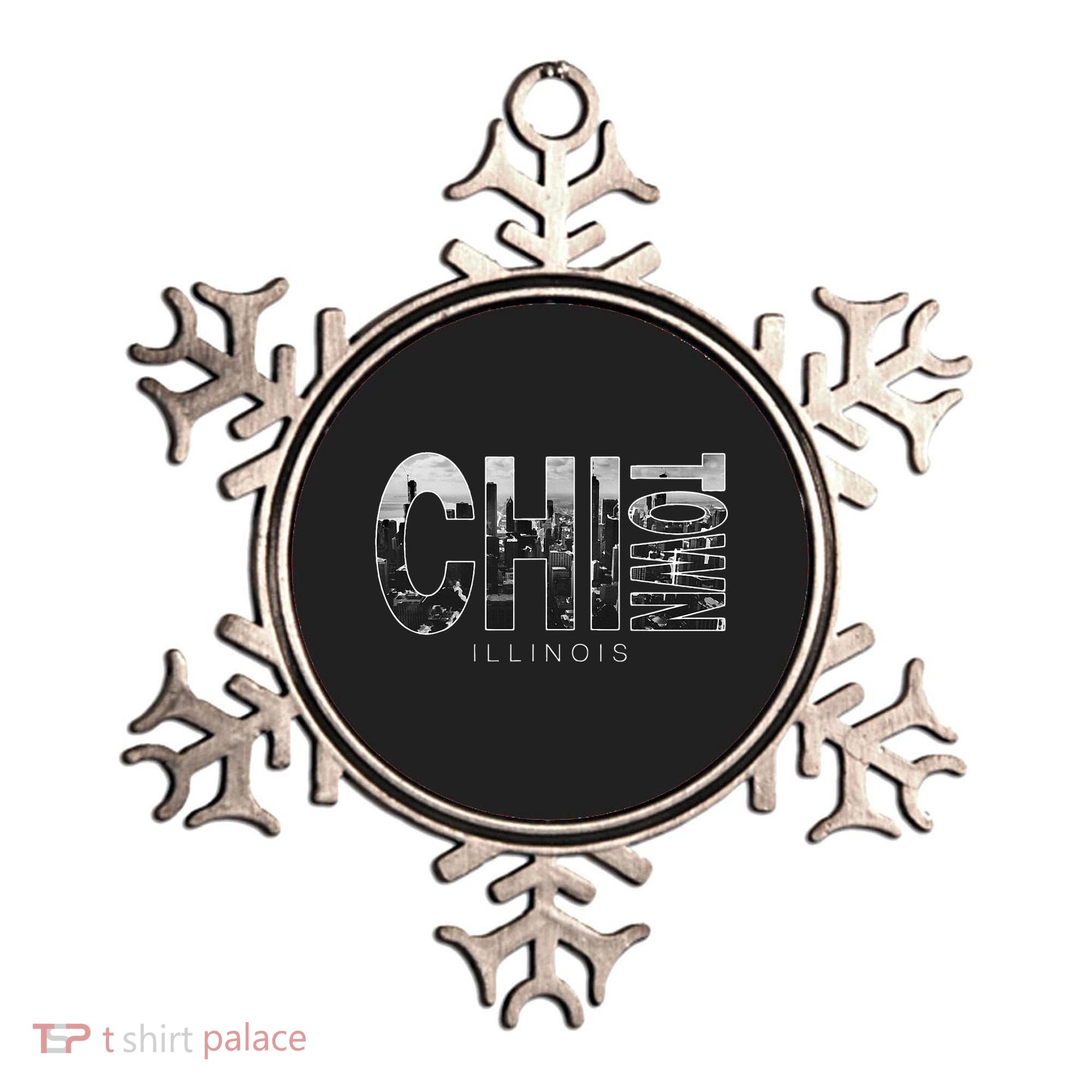 Illinois Chicago Skyline Chi Town Ornament
