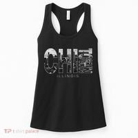 Illinois Chicago Skyline Chi Town Women's Tank Top thumb 0