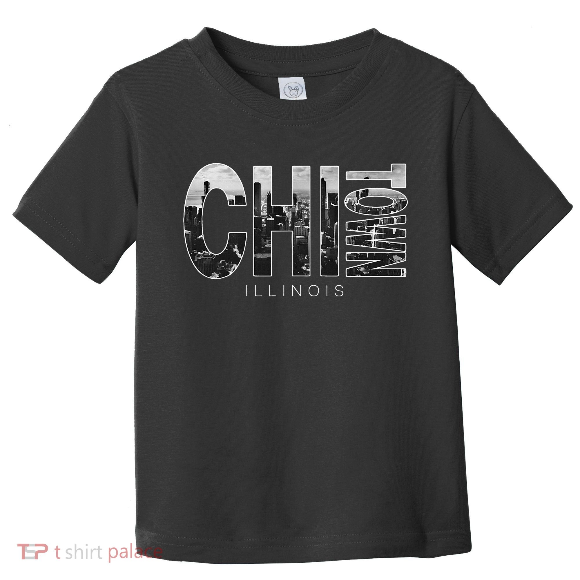 Illinois Chicago Skyline Chi Town Toddler T-Shirt