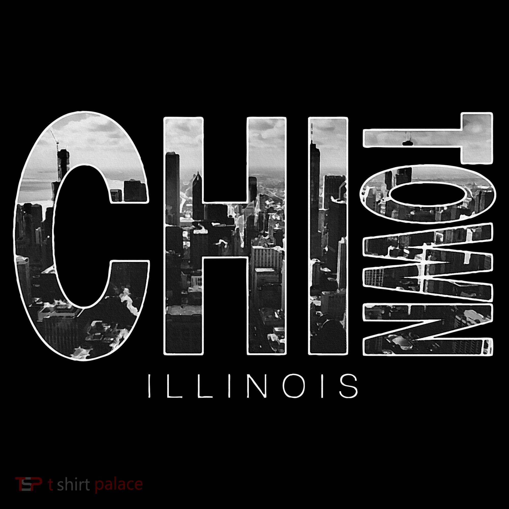 Illinois Chicago Skyline Chi Town Toddler T-Shirt