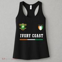 Ivory Coast Sportsoccer Jersey Flag Football Women's Tank Top thumb 3