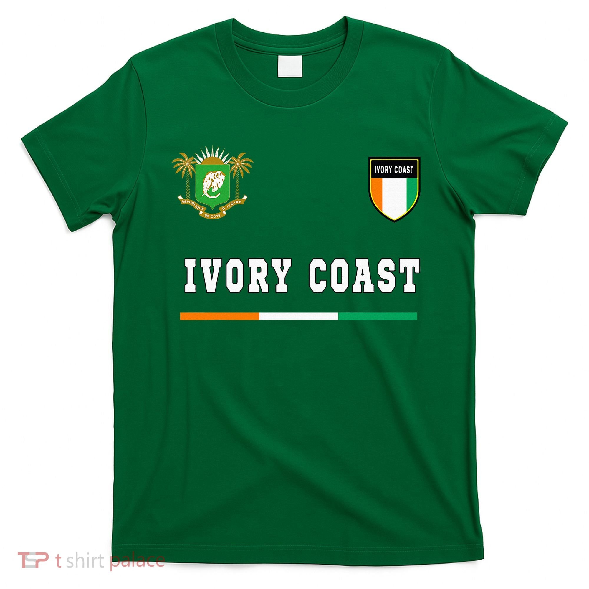 Ivory Coast Sportsoccer Jersey Flag Football T-Shirt