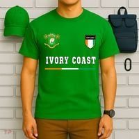 Ivory Coast Sportsoccer Jersey Flag Football T-Shirt thumb 6