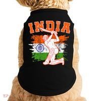 India Cricket Supporters Jersey  Indian Cricket Fans  Doggie Tank thumb 0
