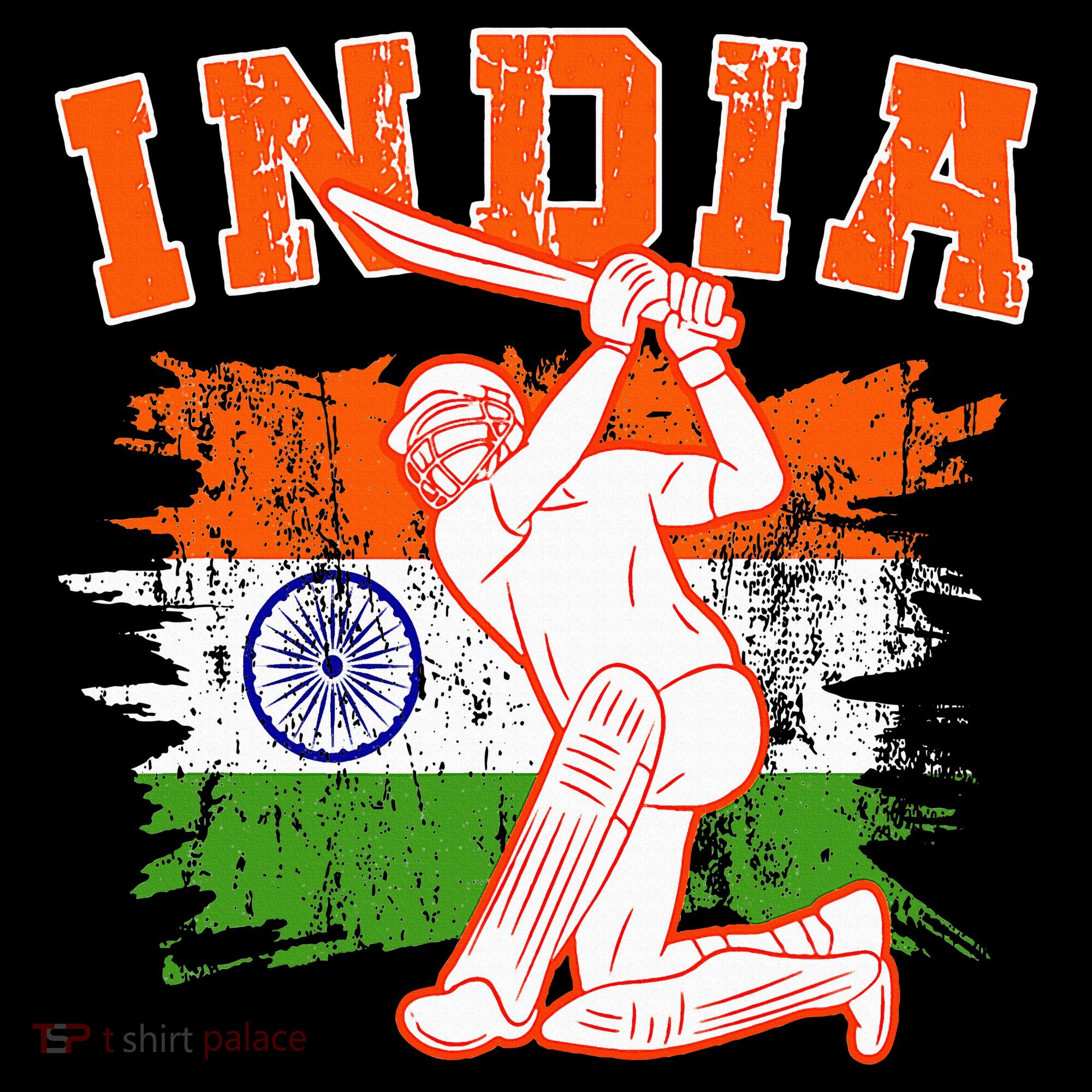 India Cricket Supporters Jersey  Indian Cricket Fans  Women's Hoodie