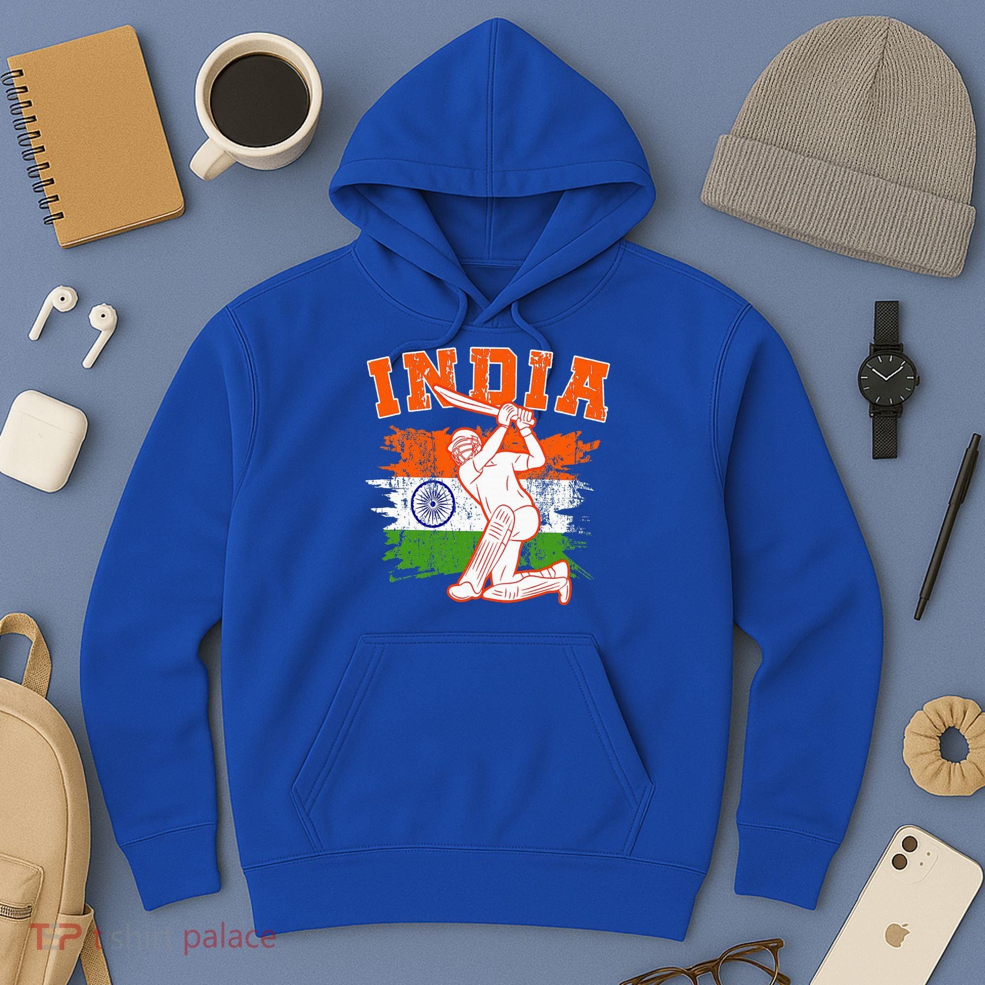 India Cricket Supporters Jersey  Indian Cricket Fans  Hoodie