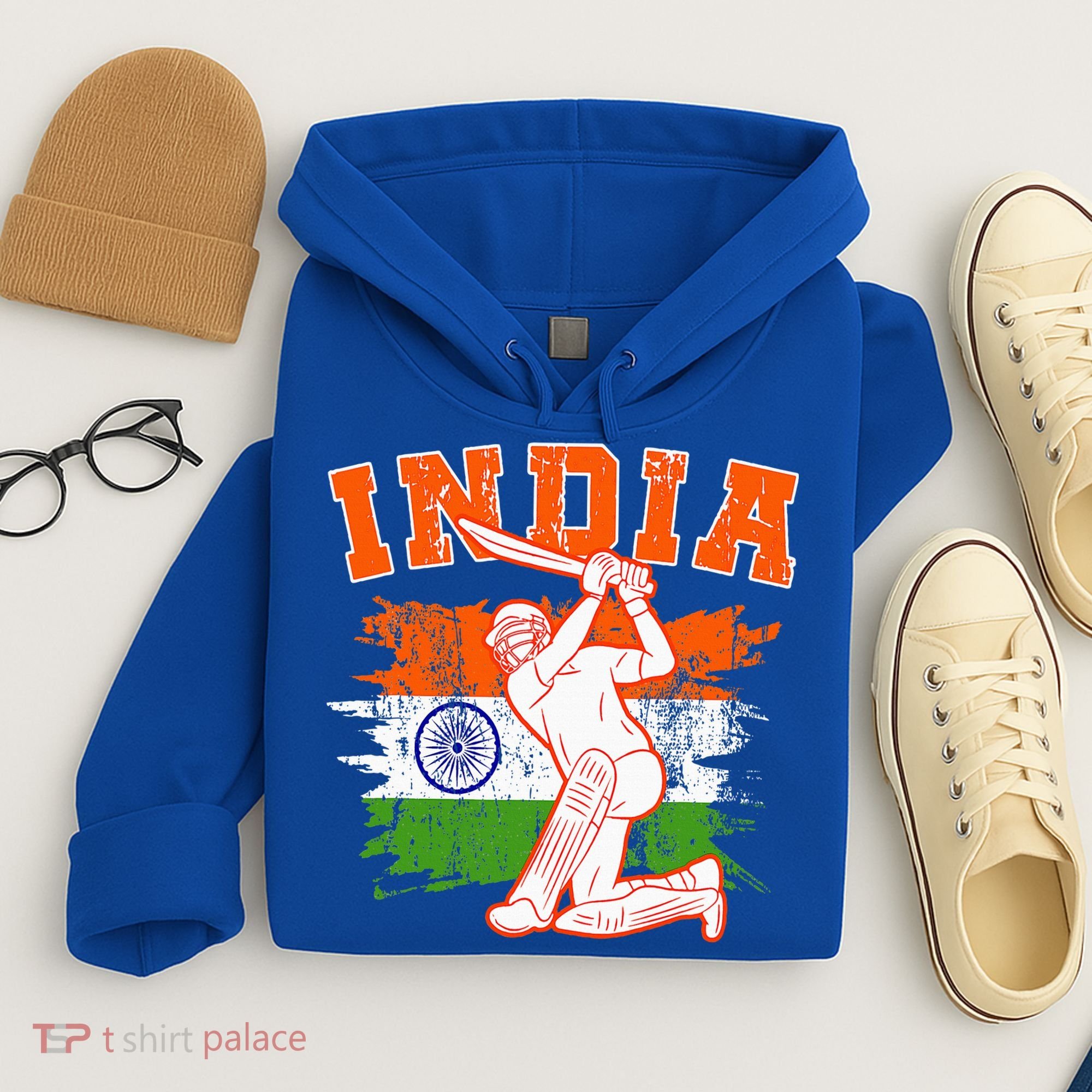 India Cricket Supporters Jersey  Indian Cricket Fans  Hoodie