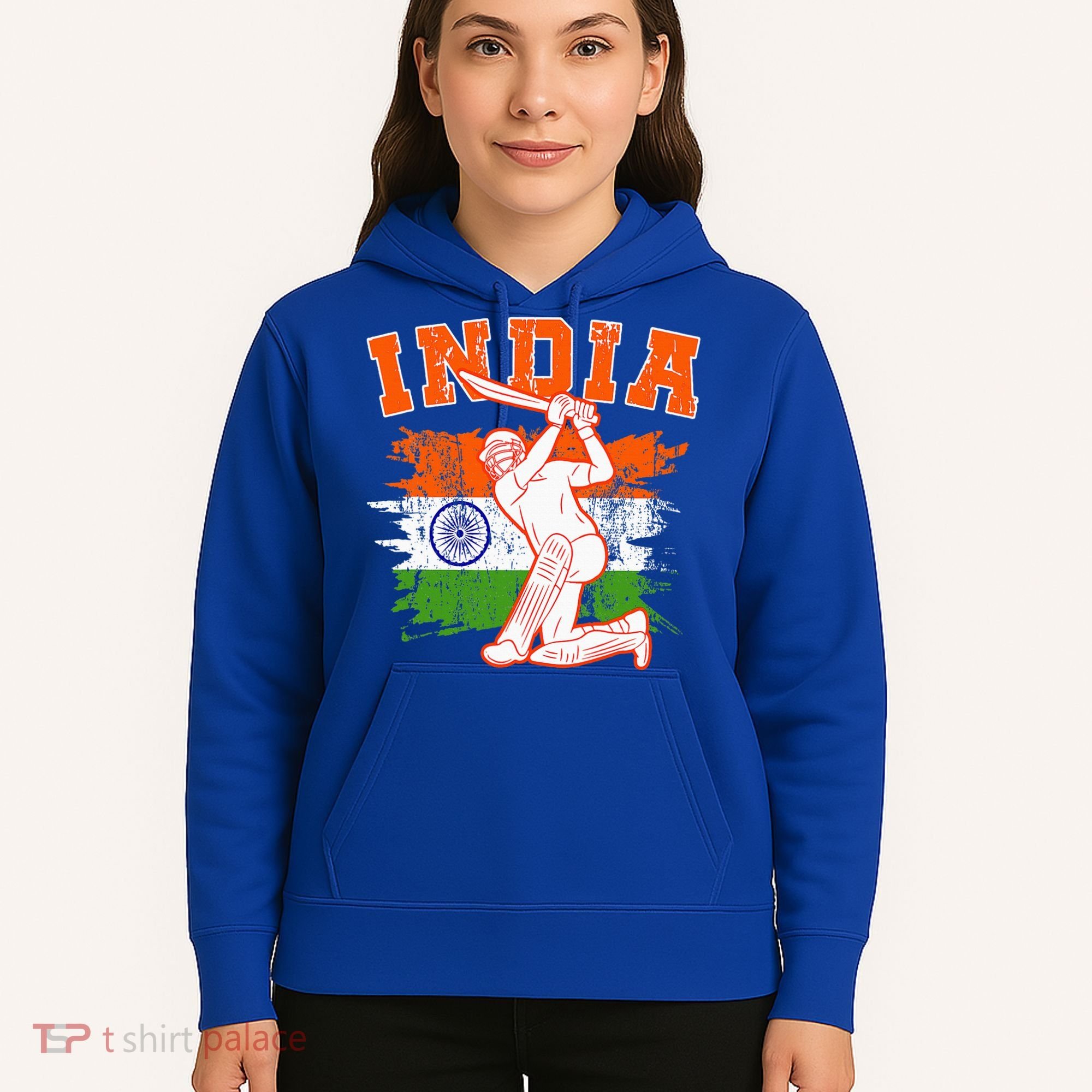 India Cricket Supporters Jersey  Indian Cricket Fans  Hoodie