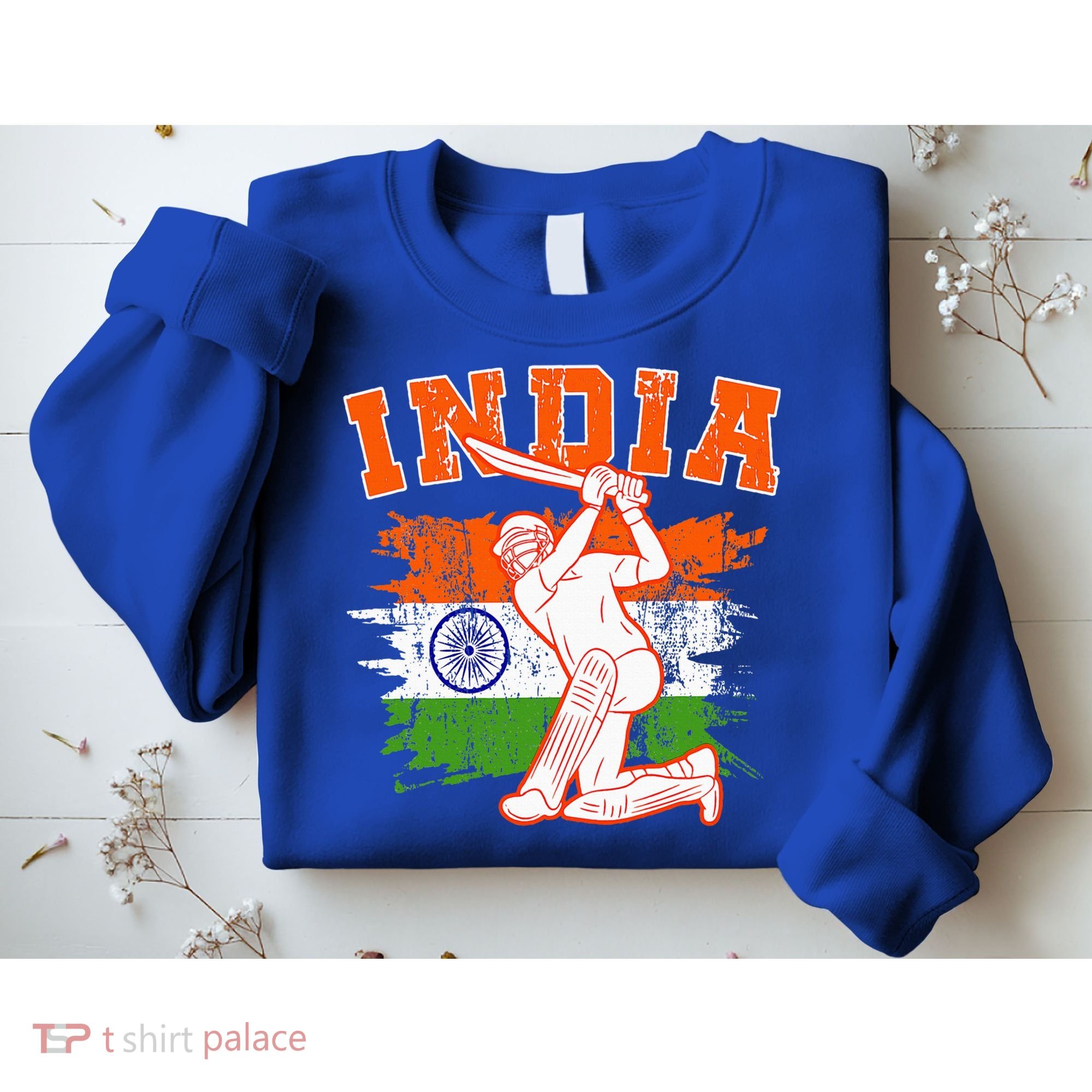 India Cricket Supporters Jersey  Indian Cricket Fans  Sweatshirt