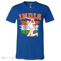 India Cricket Supporters Jersey  Indian Cricket Fans  V-Neck T-Shirt thumb 0