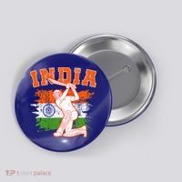 India Cricket Supporters Jersey  Indian Cricket Fans  Button thumb 0