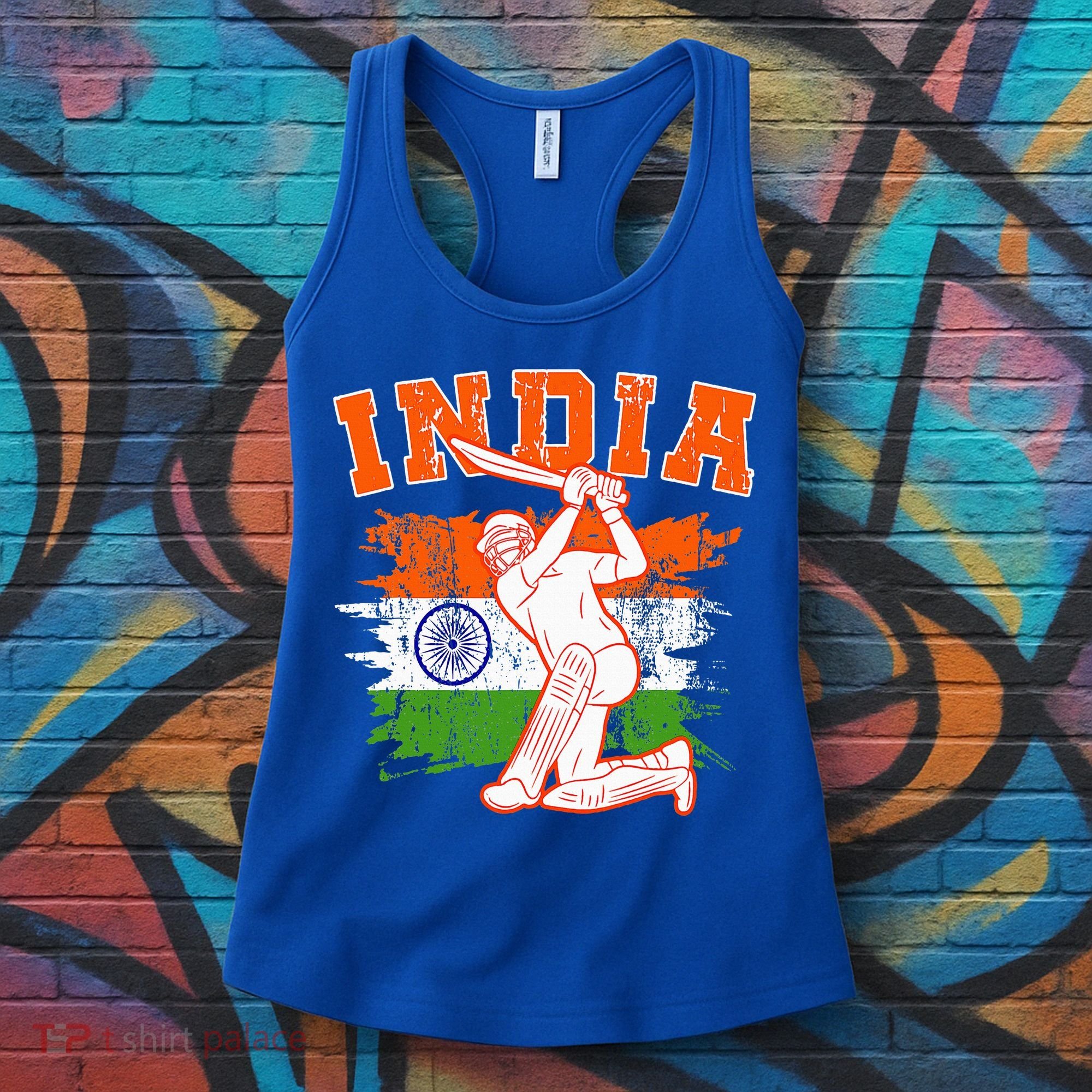 India Cricket Supporters Jersey  Indian Cricket Fans  Women's Tank Top