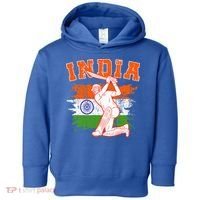 India Cricket Supporters Jersey  Indian Cricket Fans  Toddler Hoodie thumb 0