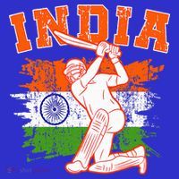 India Cricket Supporters Jersey  Indian Cricket Fans  Tall Hoodie thumb 2
