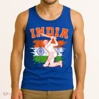 India Cricket Supporters Jersey  Indian Cricket Fans  Tank Top thumb 3