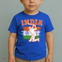 India Cricket Supporters Jersey  Indian Cricket Fans  Toddler T-Shirt thumb 2