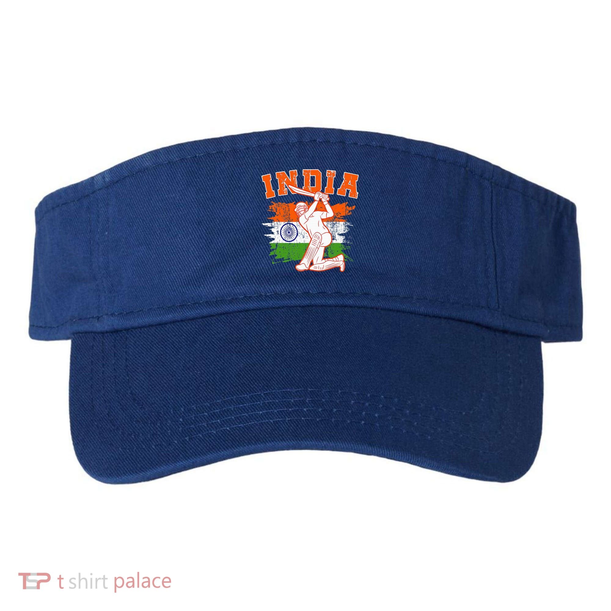 India Cricket Supporters Jersey  Indian Cricket Fans  Visor