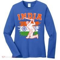 India Cricket Supporters Jersey  Indian Cricket Fans  Women's Long Sleeve Shirt thumb 0