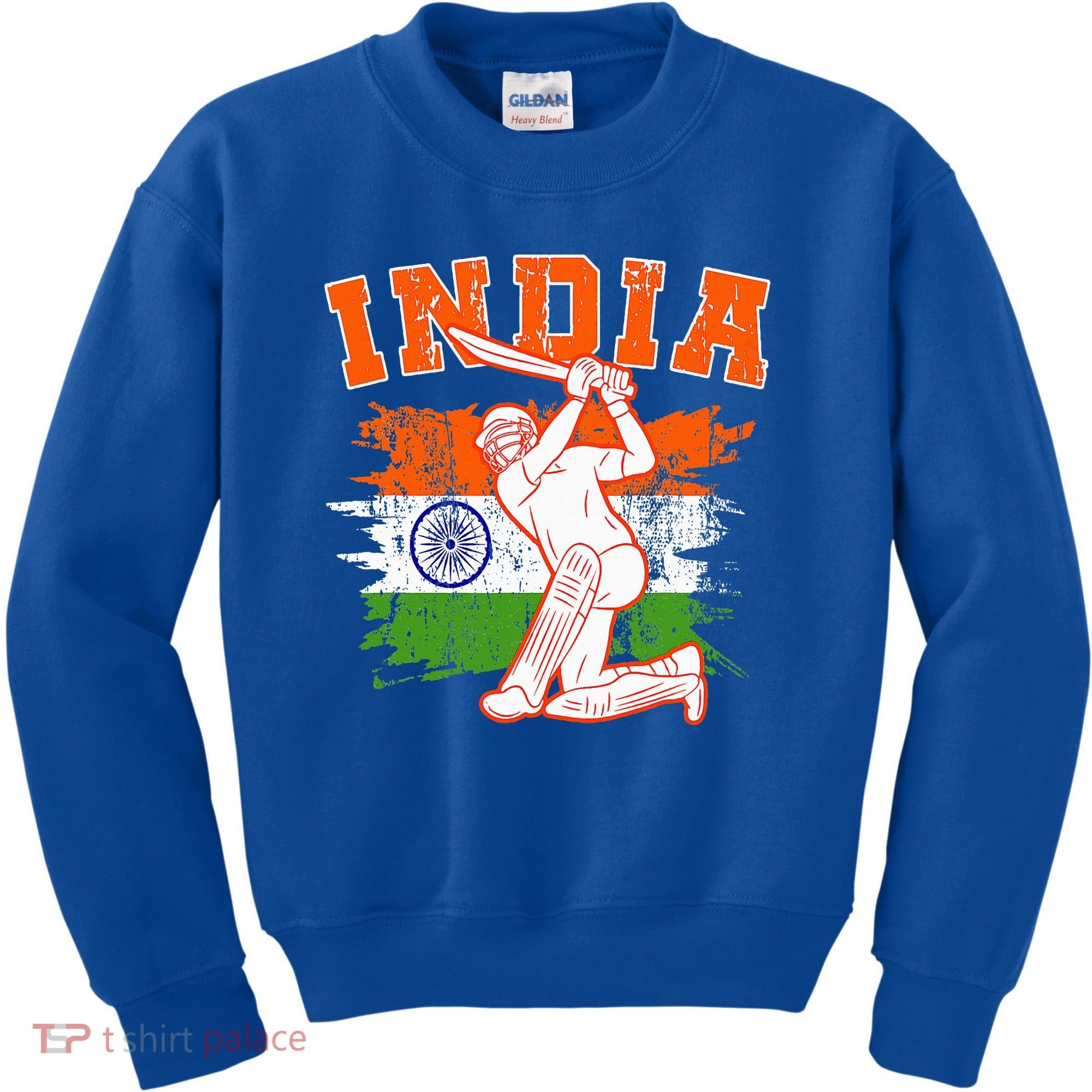 India Cricket Supporters Jersey  Indian Cricket Fans  Kids Sweatshirt