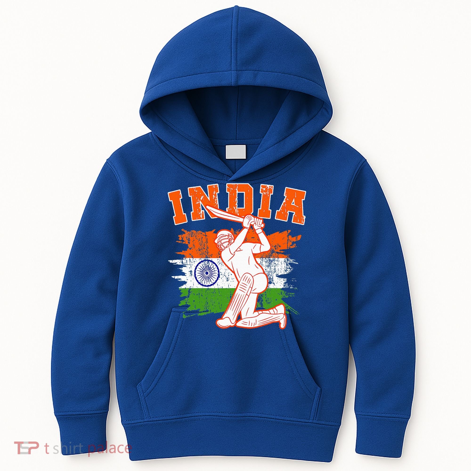 India Cricket Supporters Jersey  Indian Cricket Fans  Kids Hoodie