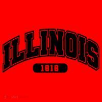 Illinois Collegiate Style 1818 Santa Hat thumb 1
