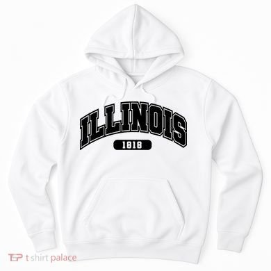 Illinois Collegiate Style 1818 Hoodie