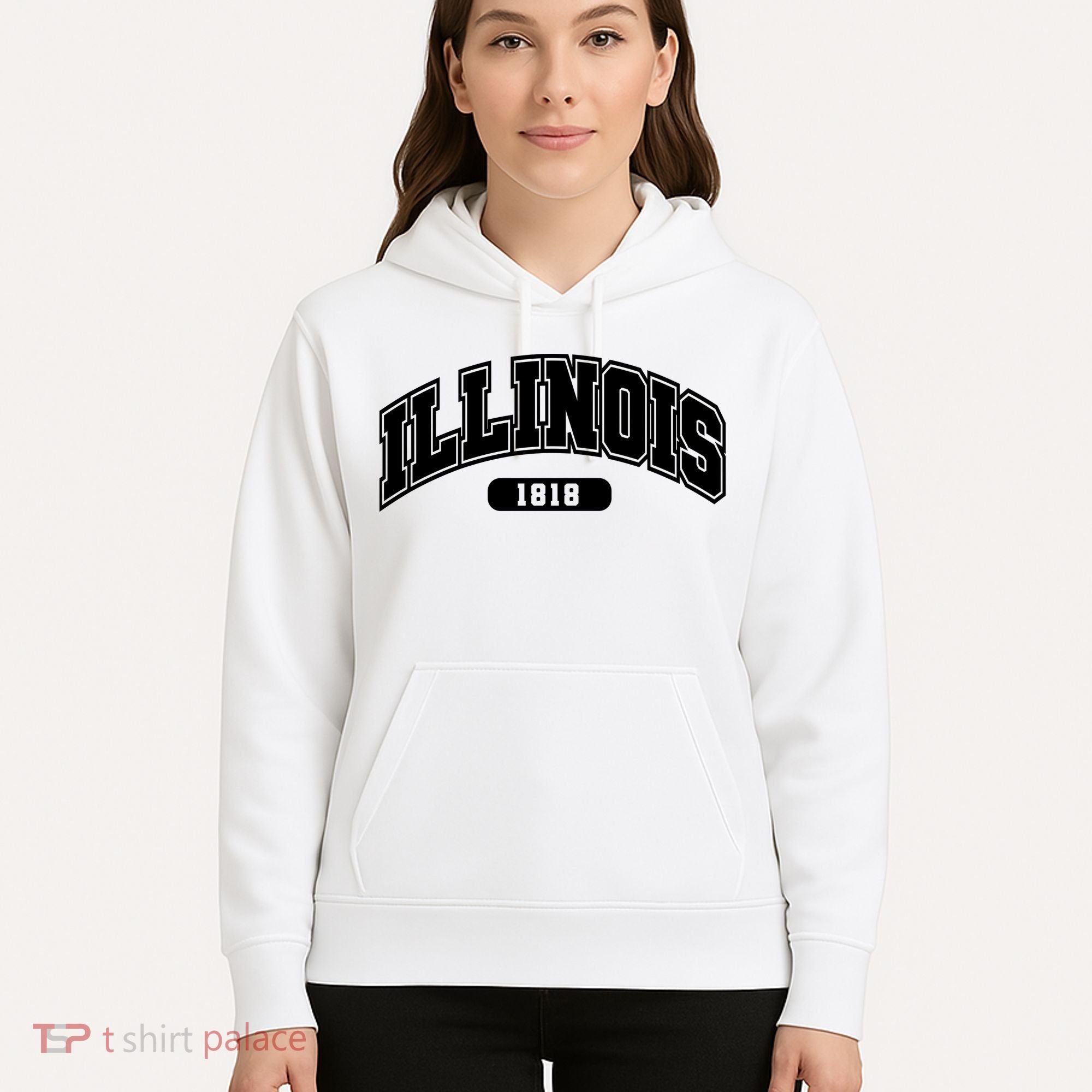 Illinois Collegiate Style 1818 Hoodie