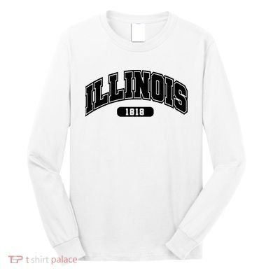 Illinois Collegiate Style 1818 Long Sleeve Shirt