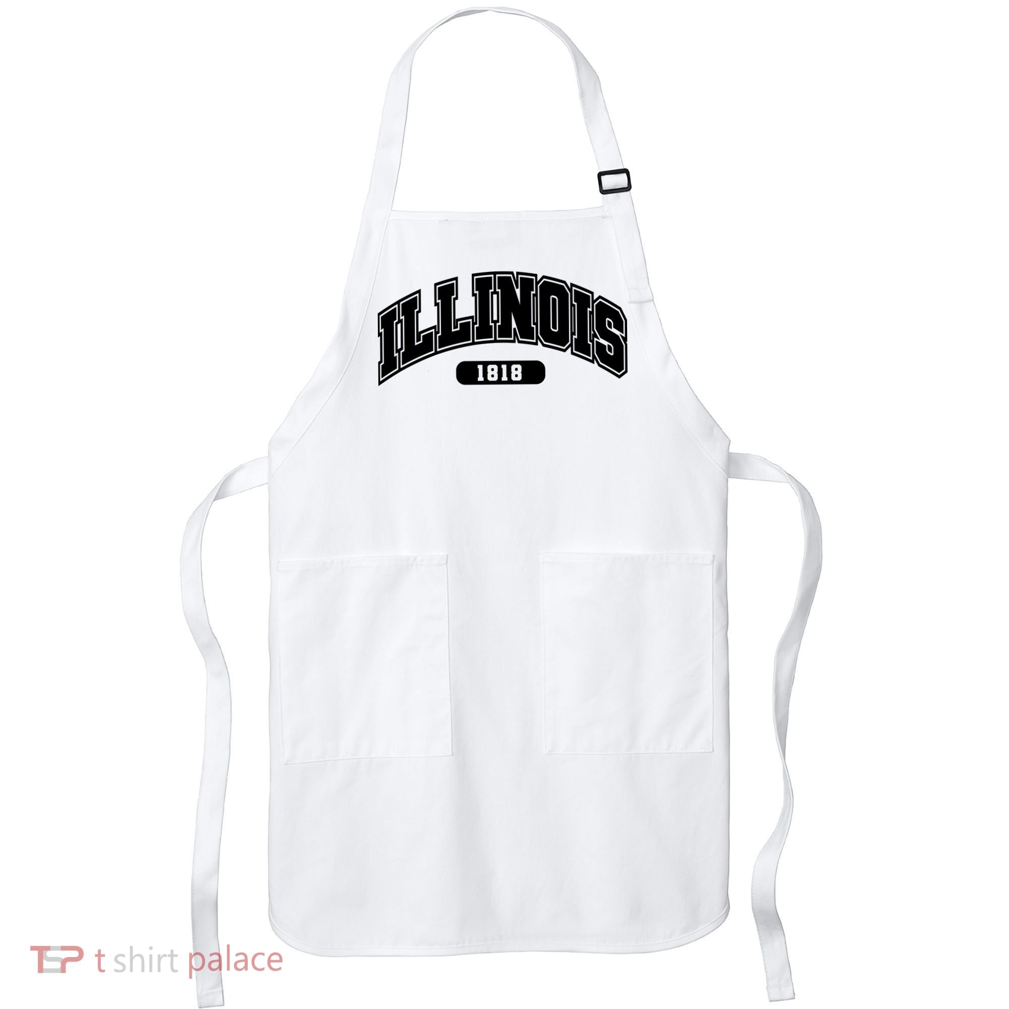 Illinois Collegiate Style 1818 Apron