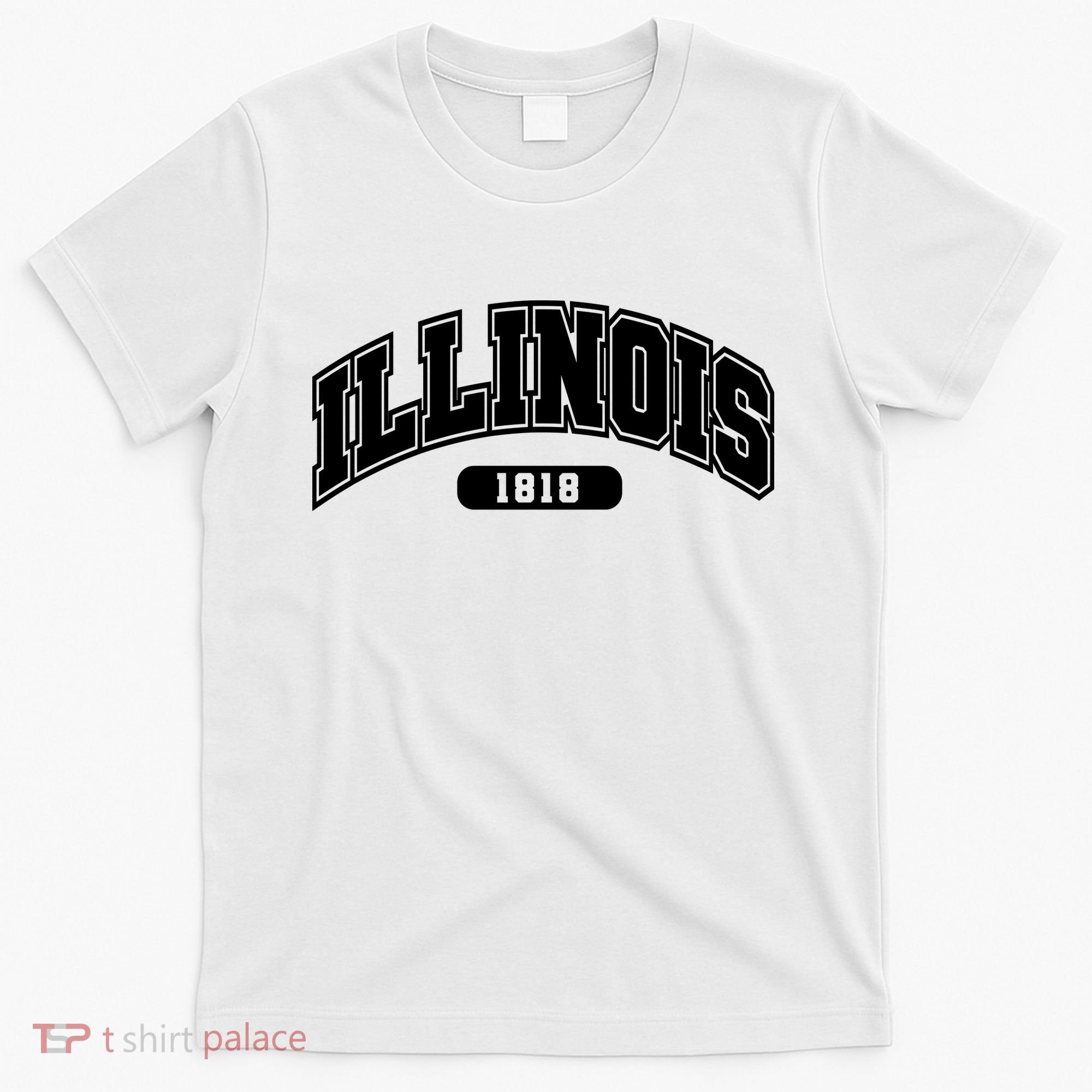 Illinois Collegiate Style 1818 T-Shirt
