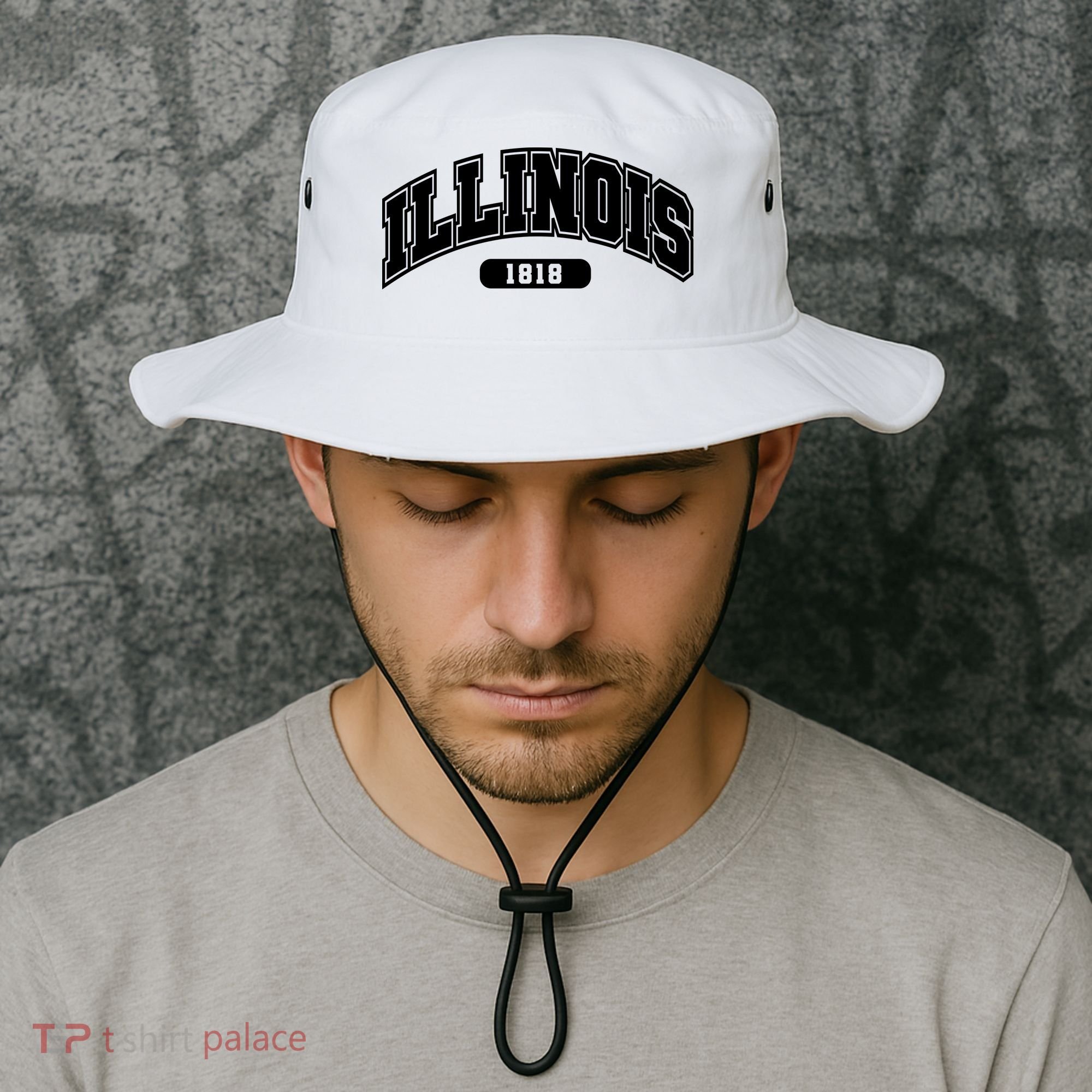 Illinois Collegiate Style 1818 Bucket Hat