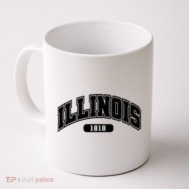 Illinois Collegiate Style 1818 Coffee Mug