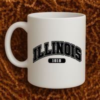 Illinois Collegiate Style 1818 Coffee Mug thumb 2