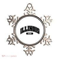 Illinois Collegiate Style 1818 Ornament thumb 0